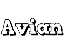Avian snowing logo