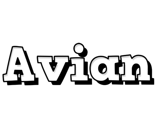 Avian snowing logo