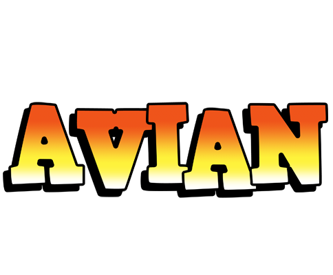 Avian sunset logo