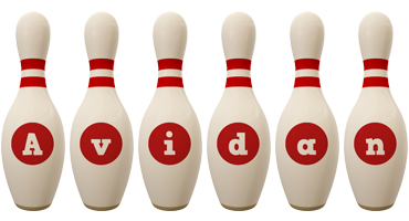 Avidan bowling-pin logo