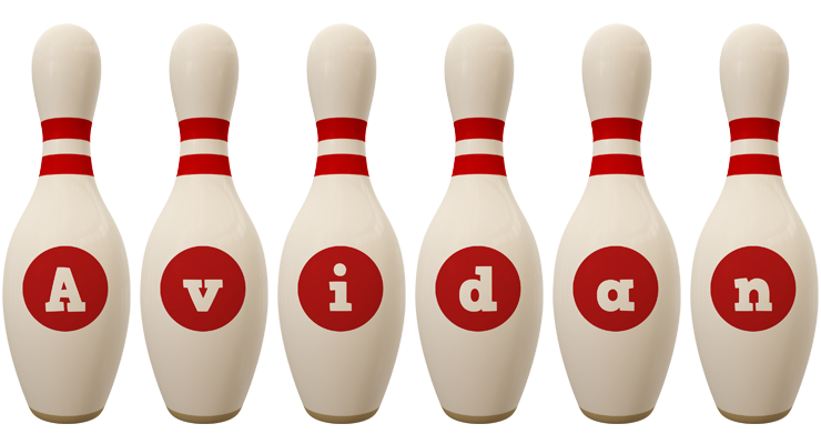 Avidan bowling-pin logo