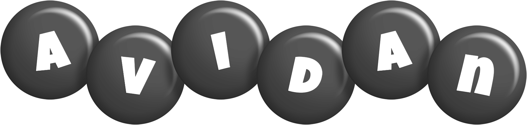 Avidan candy-black logo