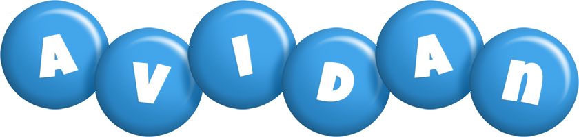 Avidan candy-blue logo