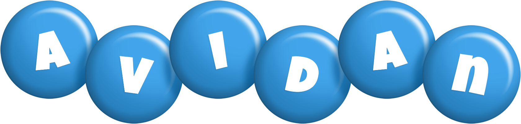 Avidan candy-blue logo