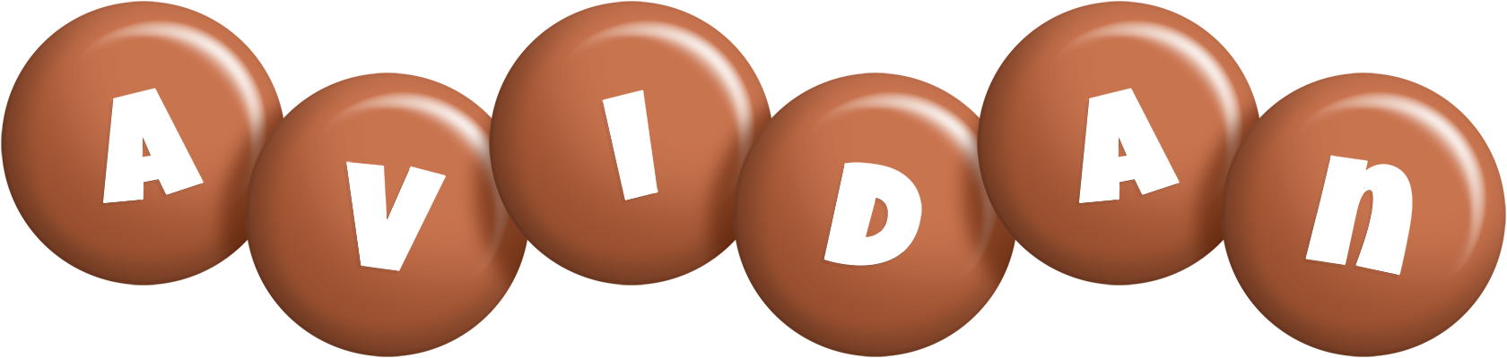 Avidan candy-brown logo