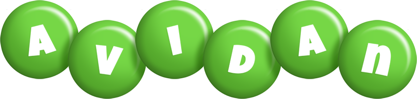 Avidan candy-green logo