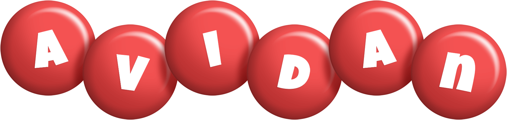 Avidan candy-red logo