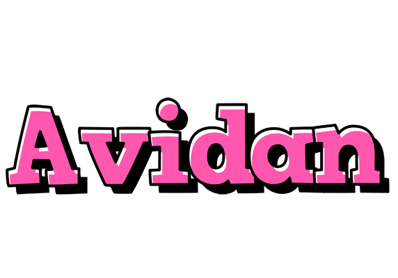 Avidan girlish logo
