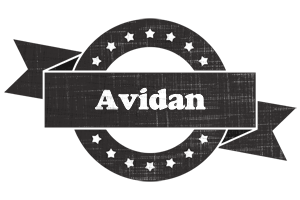 Avidan grunge logo