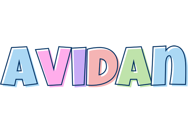 Avidan pastel logo