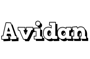 Avidan snowing logo