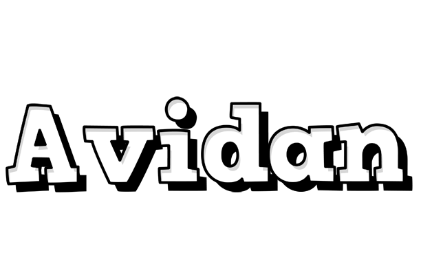 Avidan snowing logo