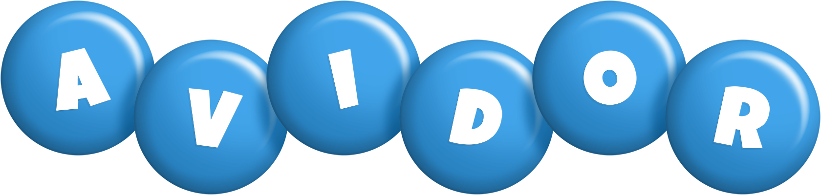 Avidor candy-blue logo