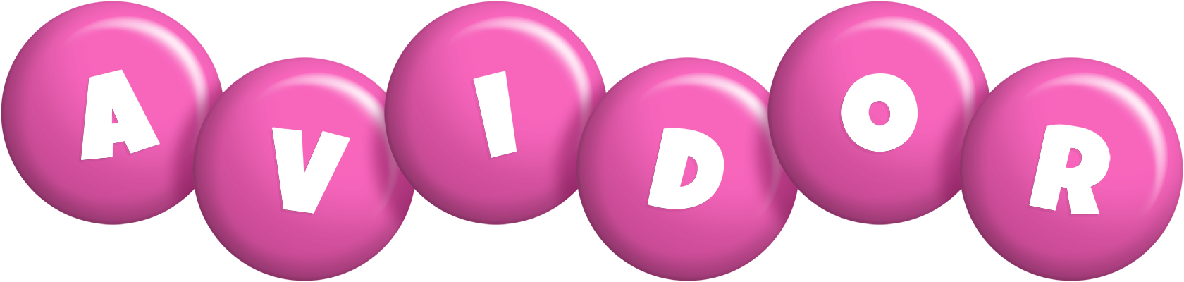 Avidor candy-pink logo