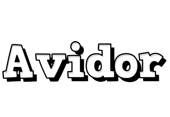 Avidor snowing logo