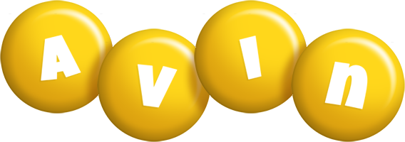 Avin candy-yellow logo