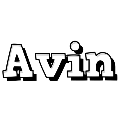 Avin snowing logo
