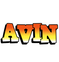 Avin sunset logo