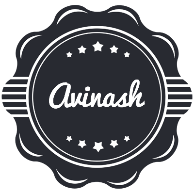 Avinash badge logo