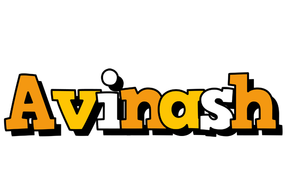 Avinash cartoon logo