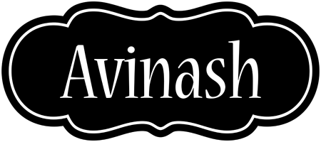 Avinash welcome logo