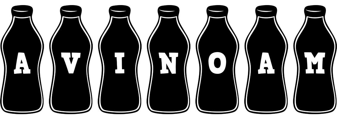 Avinoam bottle logo