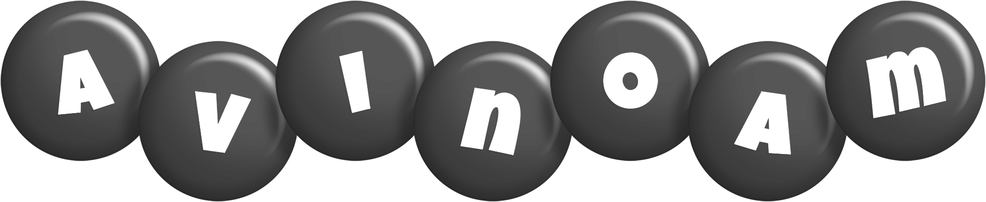 Avinoam candy-black logo