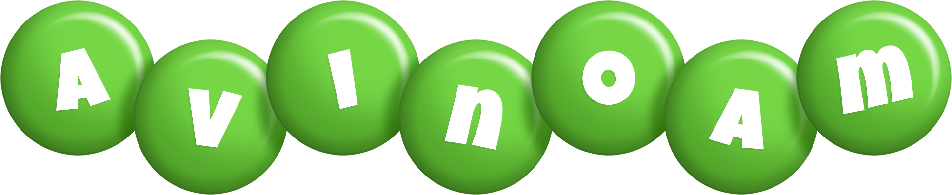Avinoam candy-green logo