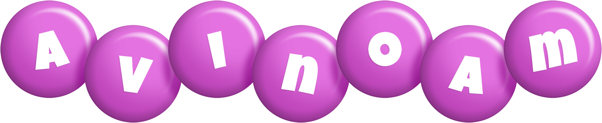 Avinoam candy-purple logo