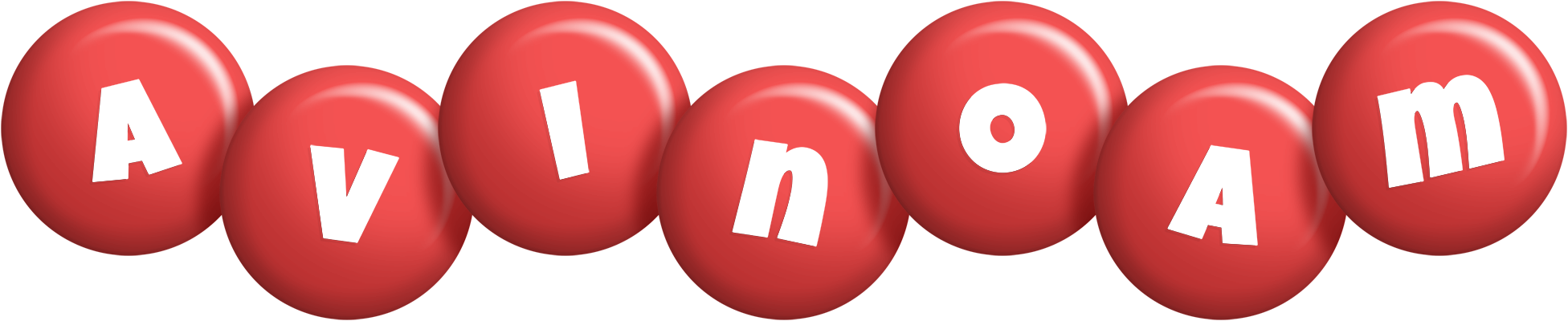 Avinoam candy-red logo