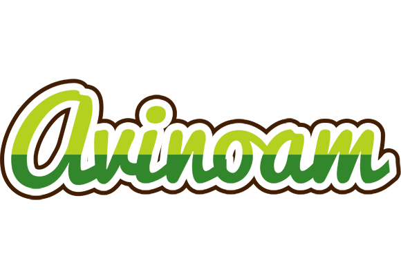 Avinoam golfing logo