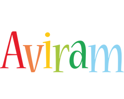 Aviram birthday logo