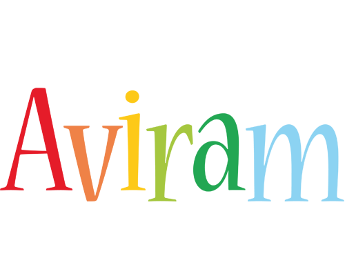 Aviram birthday logo
