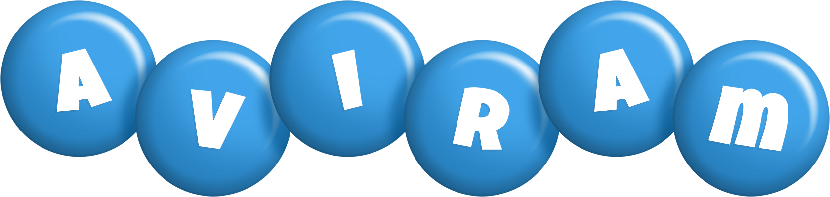 Aviram candy-blue logo