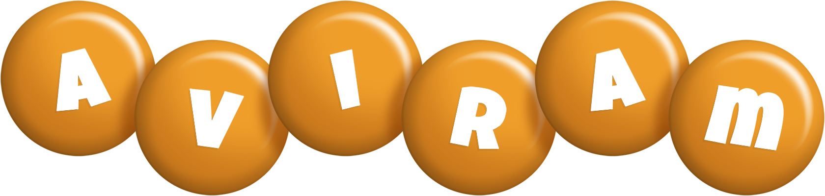 Aviram candy-orange logo