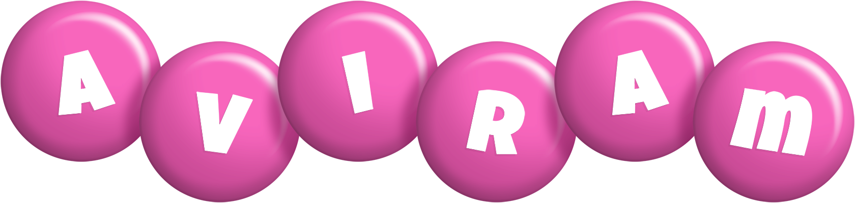Aviram candy-pink logo