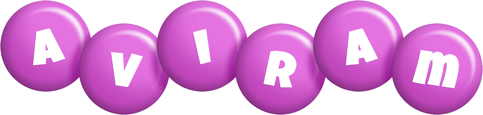 Aviram candy-purple logo