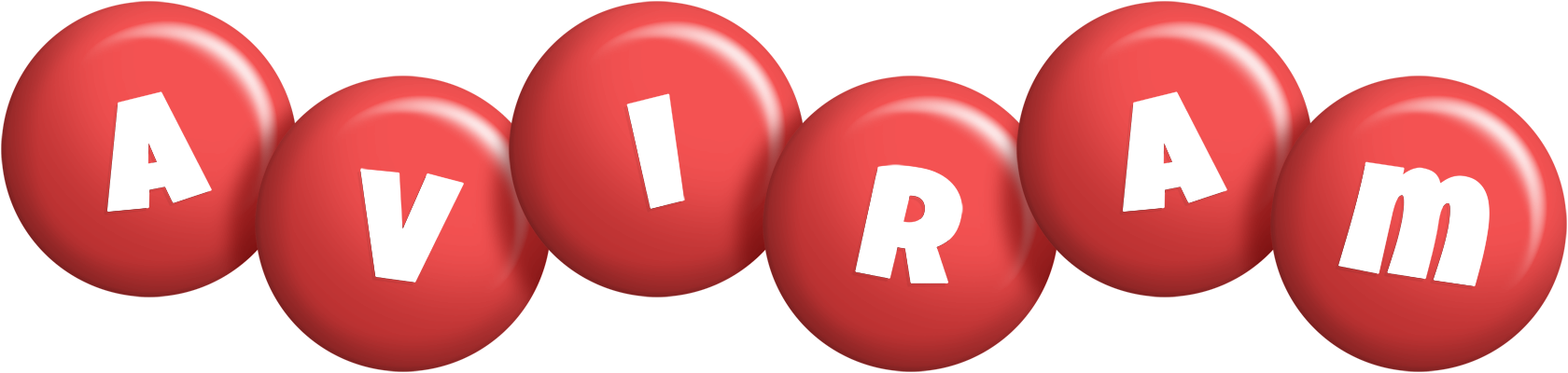 Aviram candy-red logo