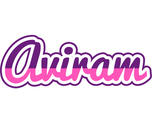 Aviram cheerful logo