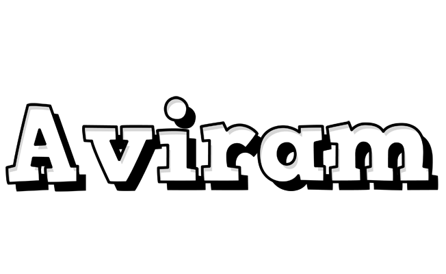 Aviram snowing logo