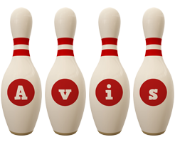 Avis bowling-pin logo