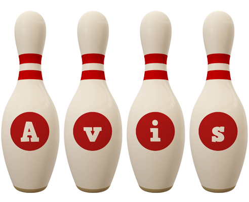 Avis bowling-pin logo
