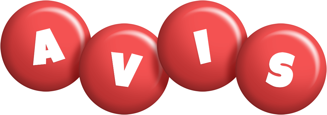 Avis candy-red logo