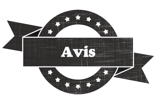 Avis grunge logo