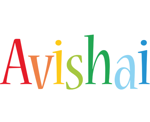 Avishai birthday logo