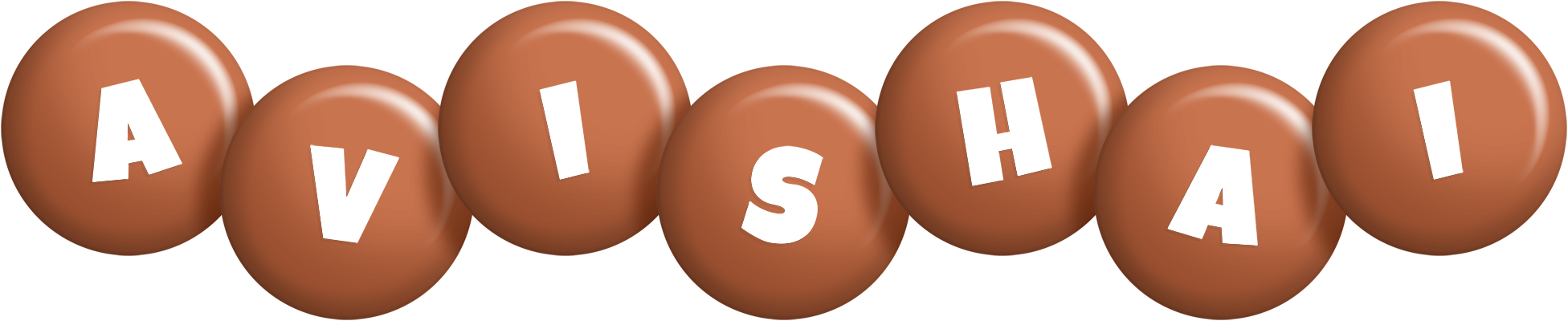 Avishai candy-brown logo