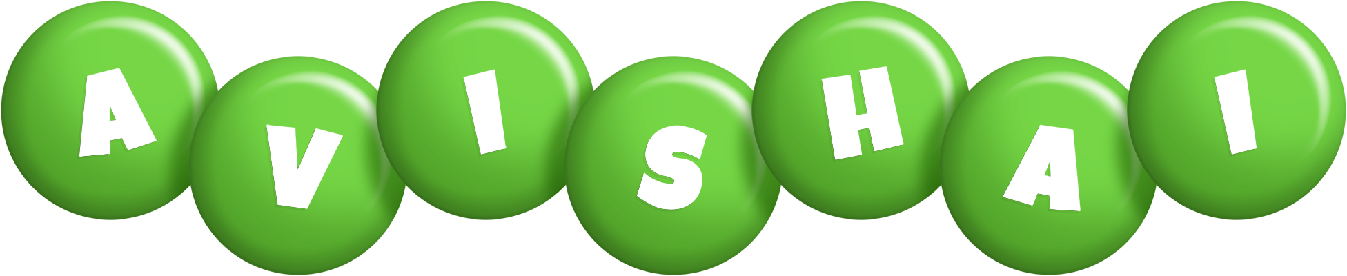 Avishai candy-green logo