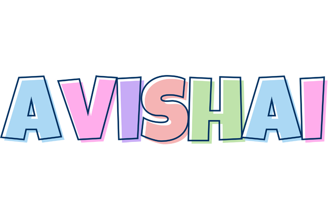 Avishai pastel logo