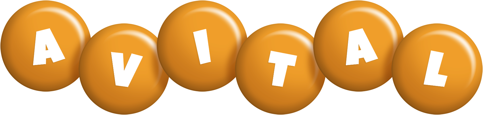 Avital candy-orange logo
