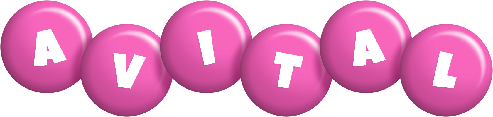 Avital candy-pink logo